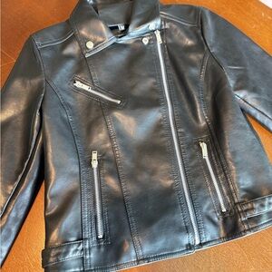 Women's Black Leather Jacket